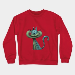 MY GREETING CAT Crewneck Sweatshirt